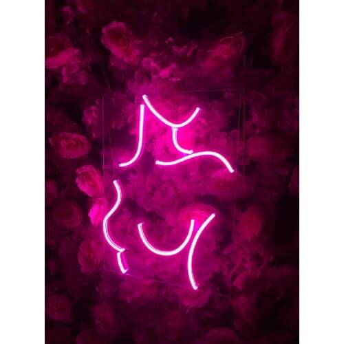 Custom Sexy Indie Lady Silhousette Neon Sign Light LED Wall Hanging Acrylic Decor Indoor Outdoor for Home Room Bedroom Party Bar