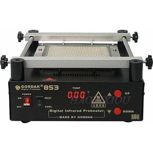 New upgrade GORDAK 853 high power infrared preheating station PCB desoldering BGA ESD rework station