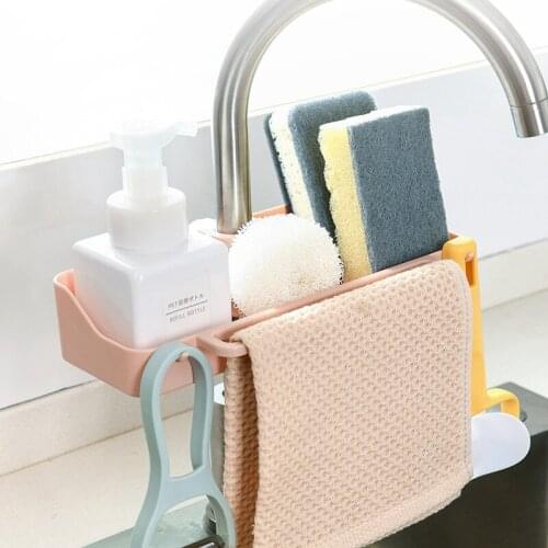 Kitchen Organizer Sink Holder Hanging Holder Basket Kitchen Organizer Hanging Strainer Bathroom Sponge Storage Container