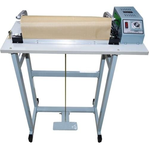 Foot Pedal Impulse Plastic Bag Sealer Heat Sealing Machine Package Shrinking for Sood Electric Beverage Packaging Use SF-B400