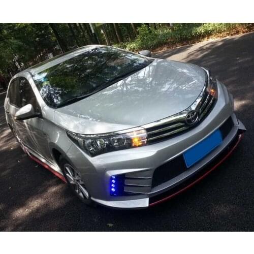 Applicable to 2014-16 Toyota Refit the Front and Rear Bar Side Skirt Korean Corolla