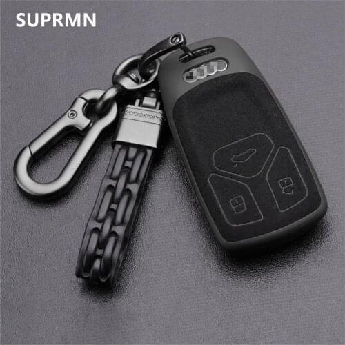 Suitable for Audi 20 models A4L key cover 21 new q5L male A6L female A3 new Q2L car A5 shell a4 buckle a6/Q3 package q7