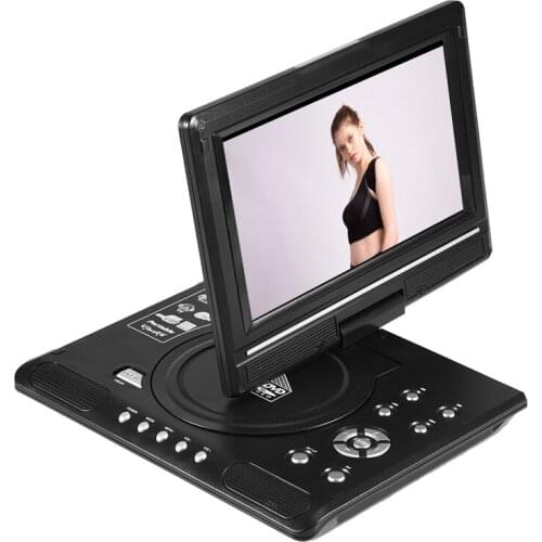 Handheld Portable Dvd Player 270 Degree Rotating Screen Built-in Card Reader Can Directly Read Sd/Ms/mmc Card Eu Plug