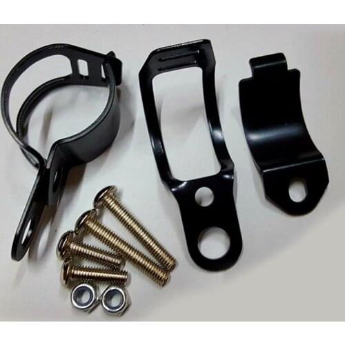 Universal Motorbike Turn Signal Light Relocater Holder fork Clamps+Shock Bracket Motorcycle Relocation Brackets