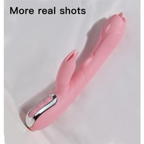 Tongue Licking Retractable Vibrator Anal Stimulation Female Masturbator Oral Sex Womens Masturbation Adult Products Sex Toys