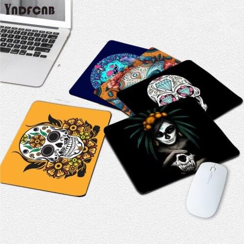 YNDFCNB Cool Fashion Sugar Satanic Skull Art High Speed New Mousepad for CS GO Smooth Writing Pad Desktops Mate gaming mouse pad