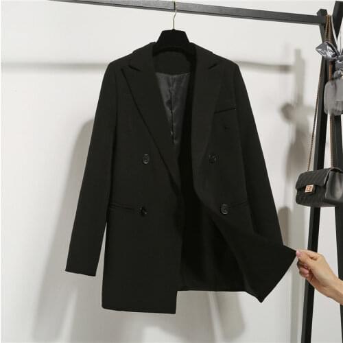 Womens Suit Jacket 2020 Spring And Autumn Coat Female New Loose Wild Black Womens Blazer Fashion Leisure Womens Clothing