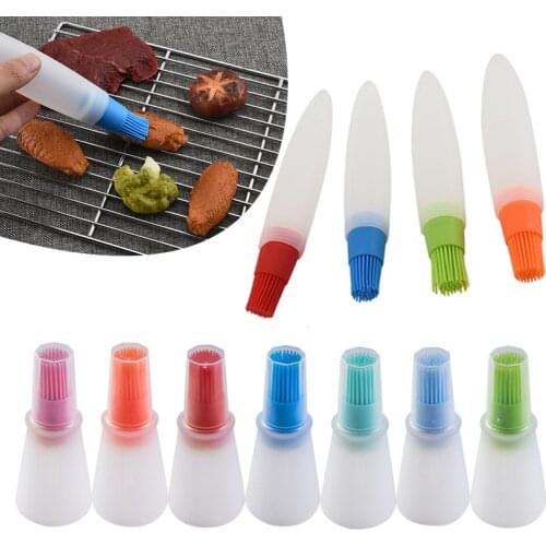 1pcs Kitchen Accessories Tools Silicone Oil Brush Grill Tools Basting Brushes Cake Butter Bread Pastry Brush Cooking Accessories