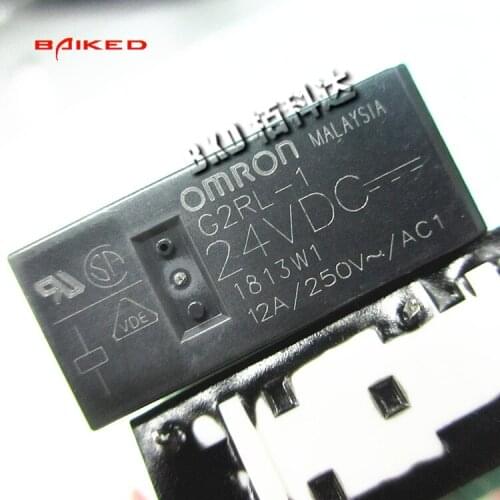 100%Original New G2RL-1-24V G2RL-1-24VDC G2RL-1-DC24V DIP-5 12A250VAC 24VDC Power Relay