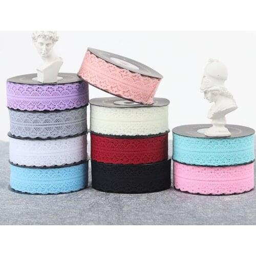 25yards/Roll Lace Ribbon White Bow DIY Crafts 30mm Wide For Dress Home Decor Floral Gift Package Wrapping Handmade Accessories