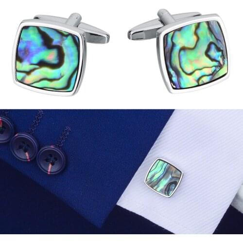 2x Multicolor Cufflinks Unisex Suit Collar Cuff Link Ceremony Banquet Cufflink