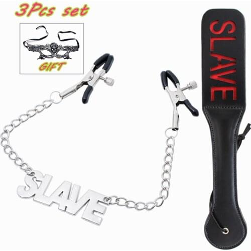 3Pcs Metal Chains Nipples Clips Bdsm Toys Sex Games Exotic Accessories Bdsm Bondage Sex Whip Fetish Flogger Toys for Adults