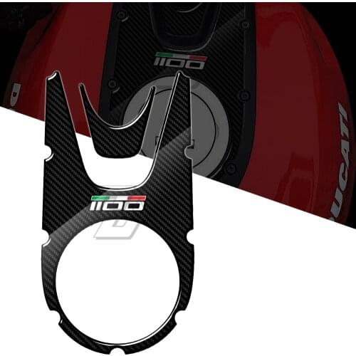 3D Carbon-look Motorcycle Gas Tank Pad Protector Case for Ducati Monster 1100 Evo 2008-2014