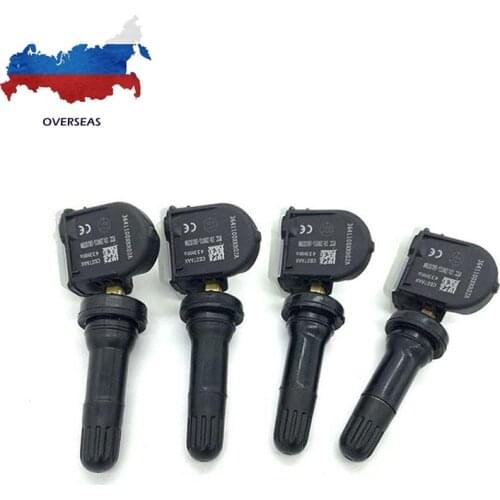 4pcs Need OBD TPMS Tire Pressure Sensor 433MHZ 3641100XKR02A For 2017-2019 GREAT WALL WEY VV5 VV6 VV7 P8 HAVAL F5 F7 F7X H7