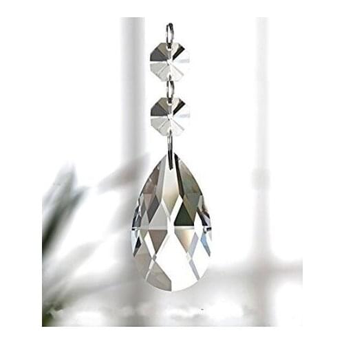 50pcs Clear Chandelier Glass Crystal Suncatcher prisms Wedding Home Decorations