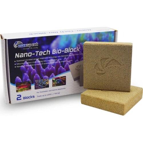 Maxspect Nano-Tech Bio-Block Aquarium Fish Tank Filter Media Cultivating Nitrifying Bacteria