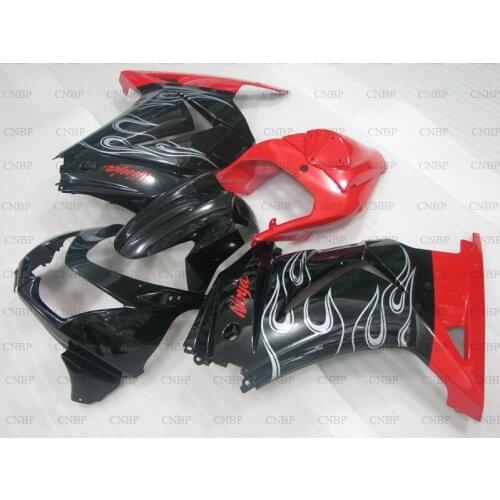EX250 2008 - 2014 Plastic Fairings for Kawasaki Zx250r 2009 Fairing EX 250 13 14 Red White Frame Fairings
