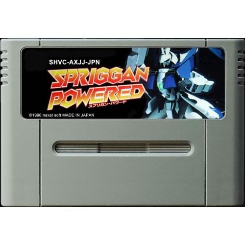 Game cards : Spriggan Powered ( Japanese NTSC Version!! )