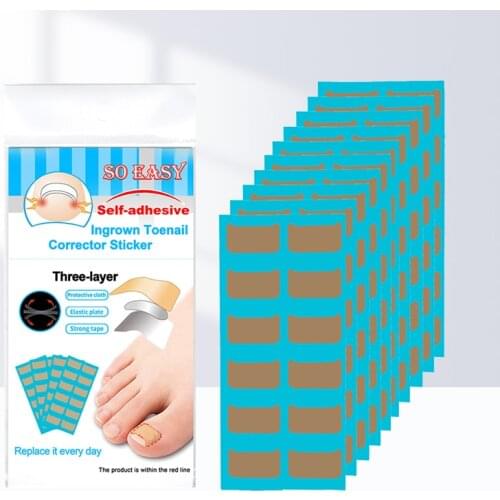 Ingrown Toenail Correction Tool Toe Nail Treatment Elastic Patch Sticker Clip Paronychia Fixer Recover Pedicure Foot Care Tools