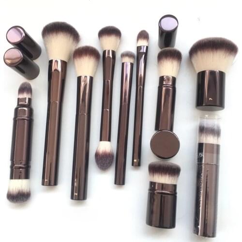 1 pc HG Pro Makeup brushes Powder contour Blusher Make up brush Highlight Bronzer exquisite Professional metal handle with box