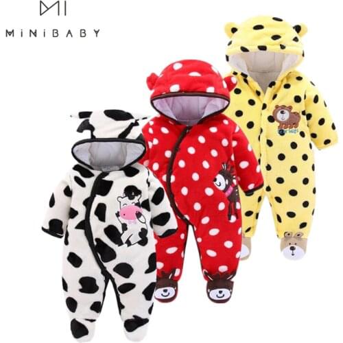 Spring - winter infant coats baby girl clothes jumpsuit jackets Boys Winter Coats Outerwear Fashion fleece newborn clothing