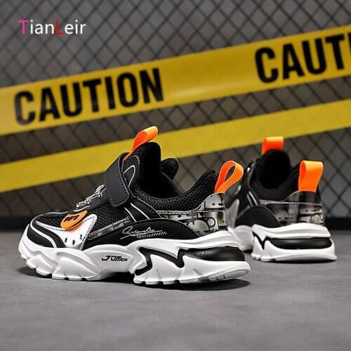 New 2021 Fashion Sports Shoes For Boys Breathable Mesh Kids Sneakers Boys High Quality Casual Children Shoes Chaussure Enfant