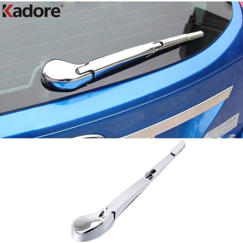 For Ford Focus 2012 2013 2014 ABS Chrome Rear Window Wiper Cover Styling Tail Glass Clean Trim Car Exterior Accessories