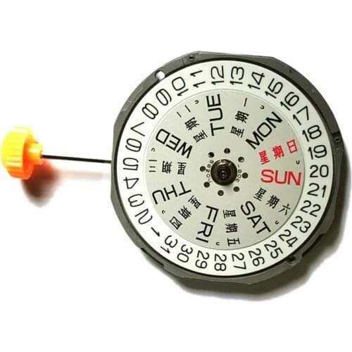 Watch Movement Accessories for MIYOTA 1M02 Movement Three-pin Double Calendar Quartz Movement with Battery