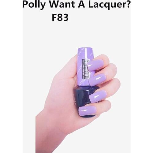 F83 Polly Want A Lacquer 15ml UV LED Gel Polish Vernis Permanent Lasting Shine Opies Nail Art (Need Lamp Dry)