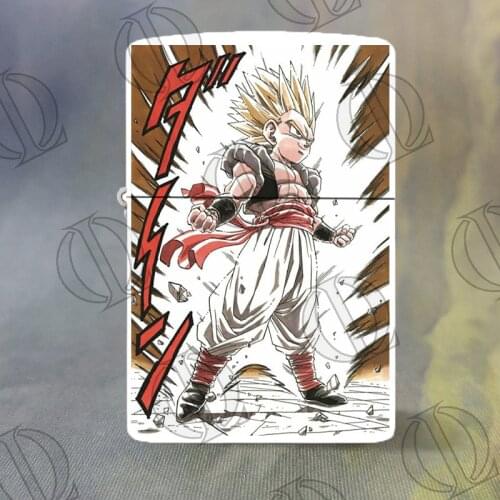 Unusual Classic Kerosene Lighter Cartoon Metal Windproof Lighter Grinding Wheel Gasoline Customizable Patterns Lighter Men Gift