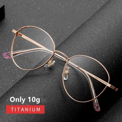 Mens And Womens Retro Pure Titanium Spectacle Frame Ultralight Myopia Eyeglasses Frame Wide Edge Optical Eyeglasses Frame 8810