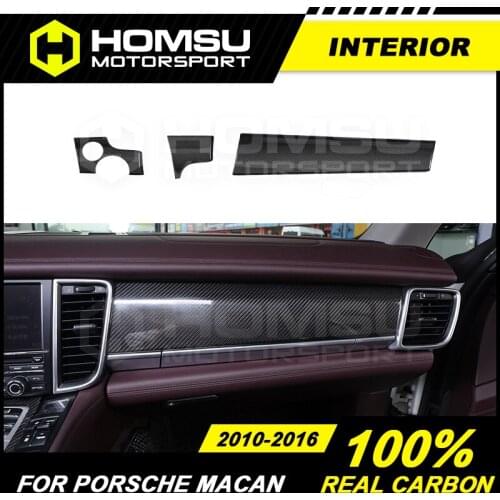 100% Real Carbon Fiber Interior Trim for Porsche Panamera 970 Dash Kit Central Console Cover Door Handle trim dashboard cover