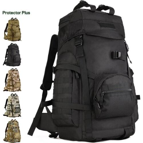 60L Large Capacity Military MOLLE Backpack Men Women Outdoor Trekking Camping Hunting Hiking Tactical Rucksack Mountaineer Bag