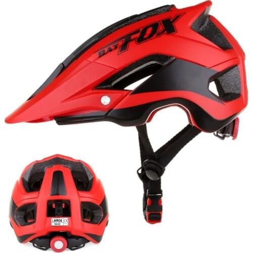 BATFOX Hot Anti-collision Road Cycling MTB Bicycle Helmet Ultralight Integrally-molded Bike Helmet 56-63cm