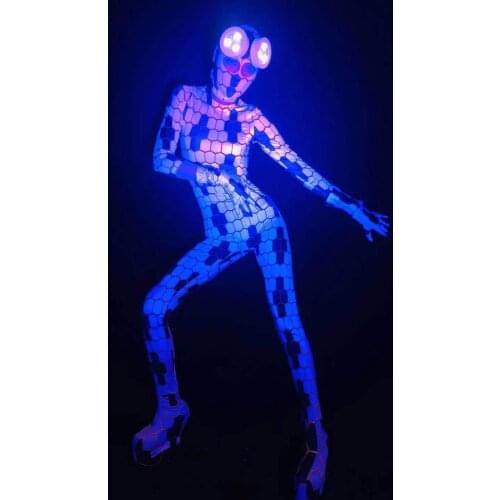 2020 Halloween Women New Python Horror Jumpsuit Sexy Stage Outfit Bar DS Dance Cosplay Bodysuit Costume Prom Costume Set