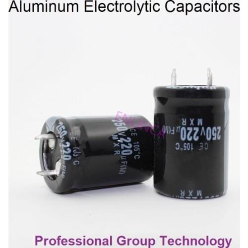 1pcs EB800 Good quality 250v220uf Radial DIP Aluminum Electrolytic Capacitors 250v 220uf Tolerance 20% size 22x30MM 20