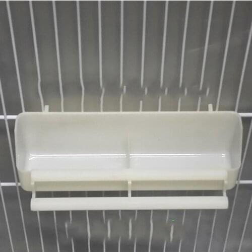 1Pc Birdcage Food Water Bowl Creative Feeding Cup Plastic Bird Pigeons Cage Feeder Bird Parrot Pet Aviary Water box