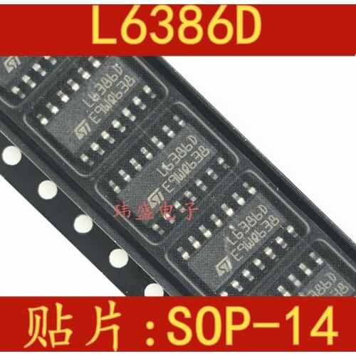 10pcs L6386 L6386D L6386D013TR SOP14 IC Lb386