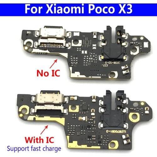 20pcs, USB Charging Port Dock Charger Plug Connector Board Flex Cable For Xiaomi POCO X3 NFC Global Version