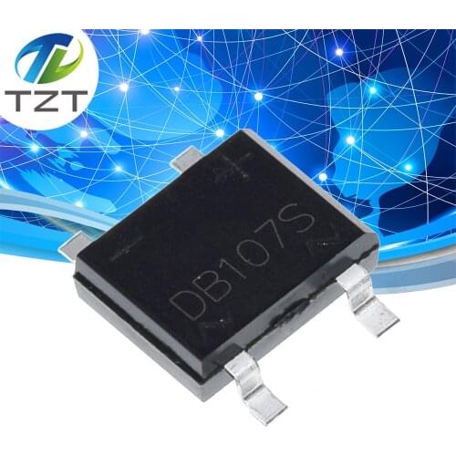 20PCS SMD DB107 DB107S 1A 1000V Single Phases Diode Rectifier Bridge