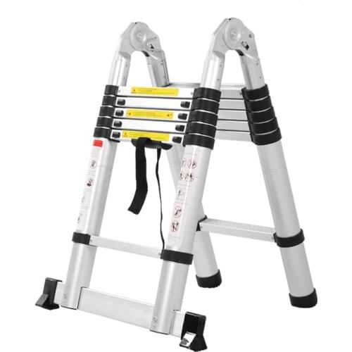 3.1 meters Fire escape ladder multi-function folding extension ladder, convertible to upright ladder / herringbone ladder