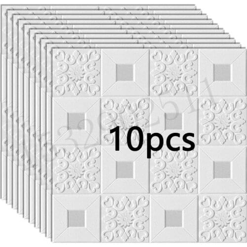 3D Brick Wall Stickers Wallpaper Decor Foam Waterproof Wall Covering Wallpaper For Kids Living Room DIY Background