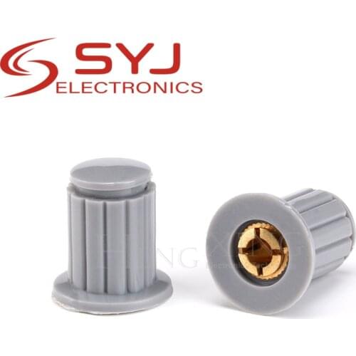 5pcs/lot Grey knob button cap is suitable for high quality WXD3-13-2W - turn around special potentiometer knob KYP16-16-4