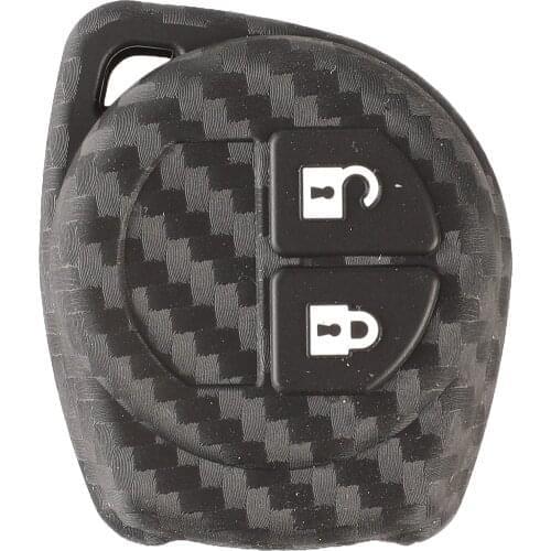 Kutery 10pcs 2 Buttons Silicone Rubber Car Remote Key Case Cover Fob For Suzuki SX4 Swift Vitara Key Shell Holder Accessories