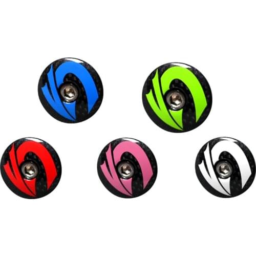 Newest 5 colors ASIACOM 3K full carbon bicycle stem cover bike headsets carbon top caps with bolts carbon bike parts Free ship