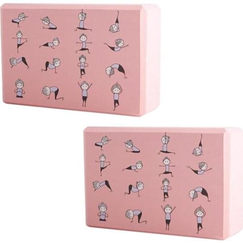 Yoga Brick Stretch Foam Block Exercise Workout Brick Anti-Skid Brick Exercise Fitness Tool Yoga Shaping Aids Health