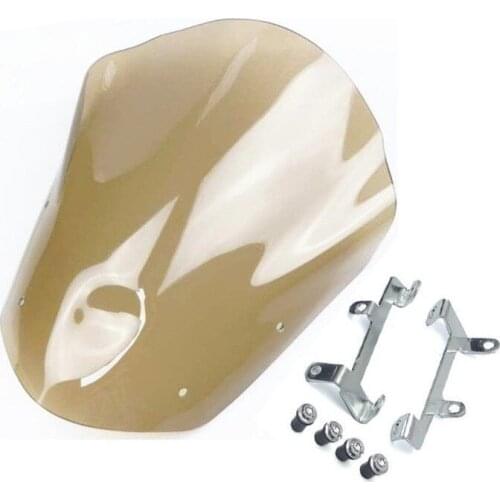 MT09 FZ09 Motorcycle Windshield Windscreen with Mounting Bracket Screws for Yamaha MT-09 FZ-09 FZ MT 09 2013 2014 2015 2016