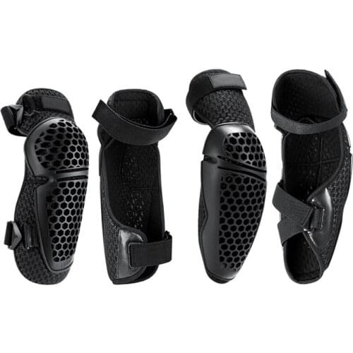 Knee Pads Elbow Pads 4Pcs - 2 in 1 Protective Elbow /Knee Guard Motorcycle Protective Gear Set for Riding Skating Cycling