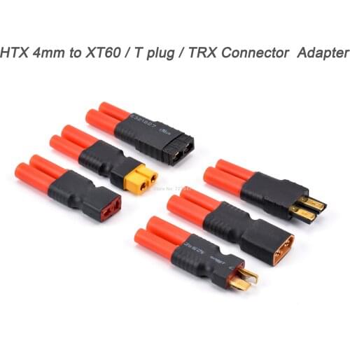 NEW HXT 4MM to XT60 T Plug Male / Female Adapter Lipo Battery Banana Bullet Deans Connector Wireless