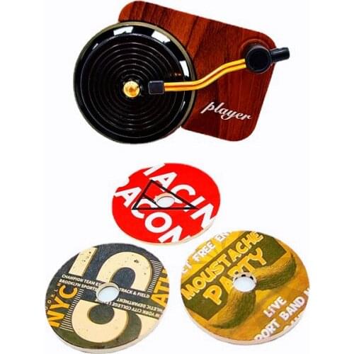 Car Perfume Air Freshener Vintage Record Player Spin Phonograph Car Air Vent Clip Auto Accessories Interior Aromatherapy Clip